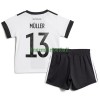 Maillot de Supporter Allemagne Muller 13 Domicile Coupe du Monde 2022 Pour Enfant